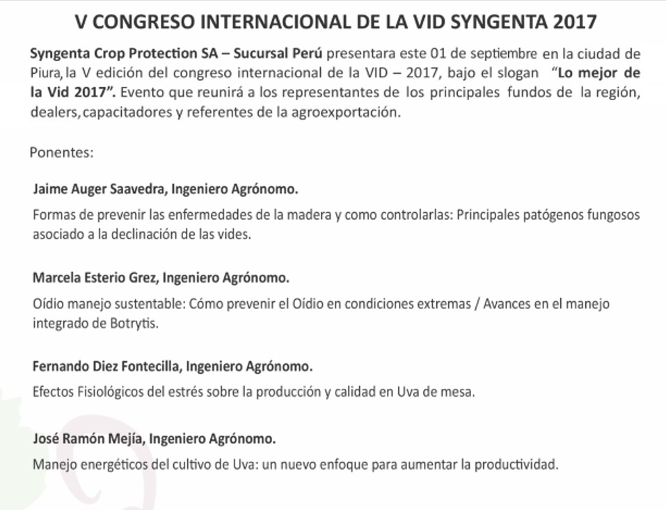 Congreso Uva