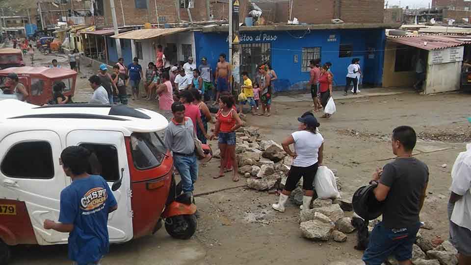 moradores bloquearon