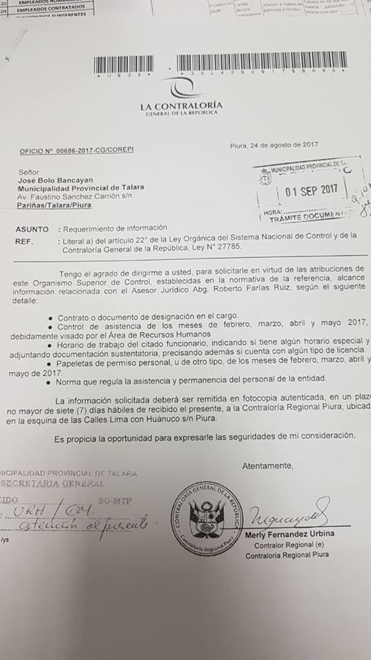 Documento Contraloria Talara