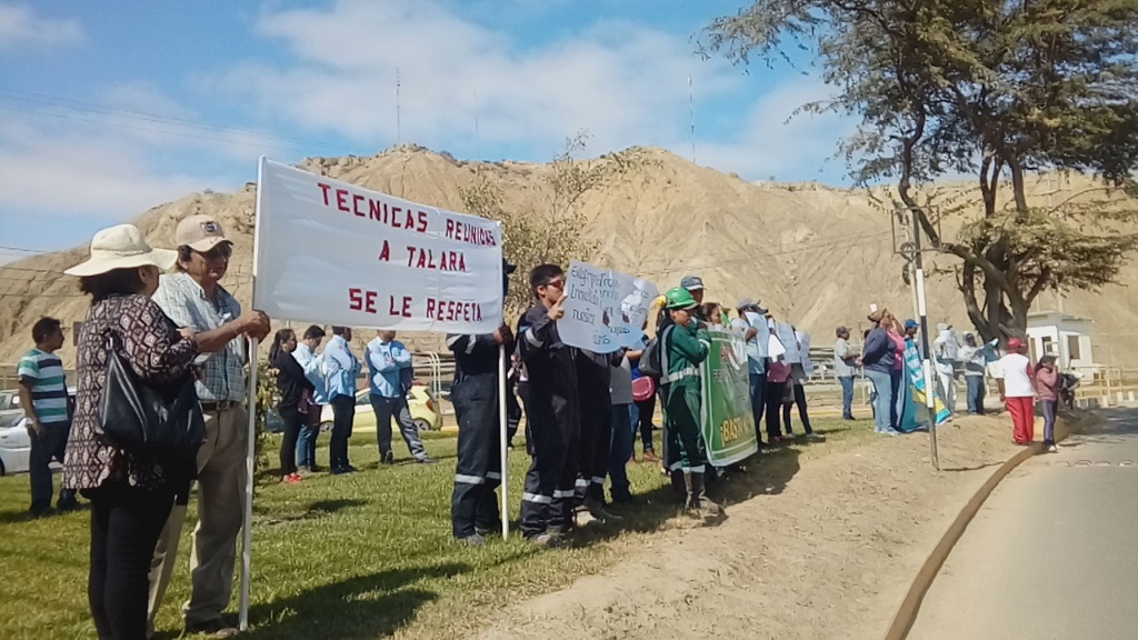 Empresarios protesta Talara