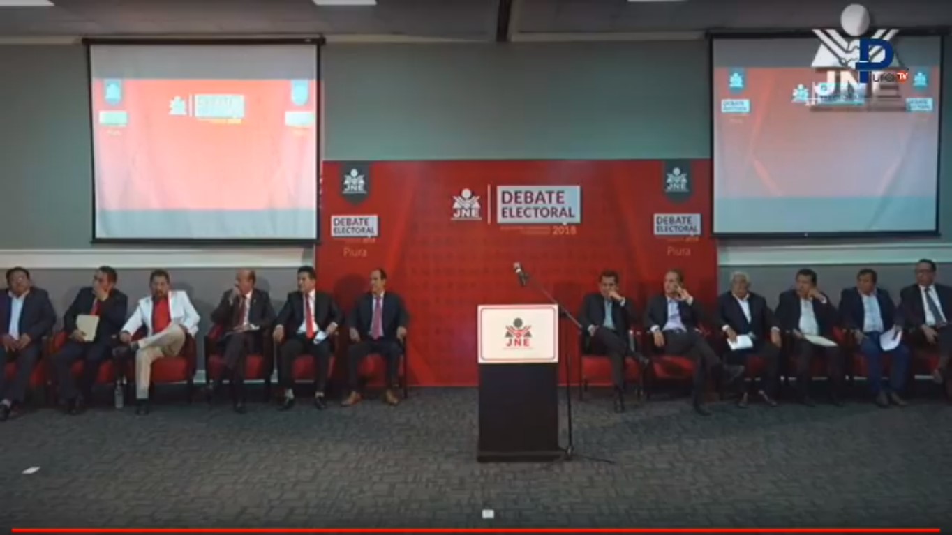 Debate candidato de gobernadores de Piura