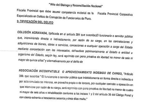Delitos por los cuales serán investigados ex presidente y actual gobernador regional