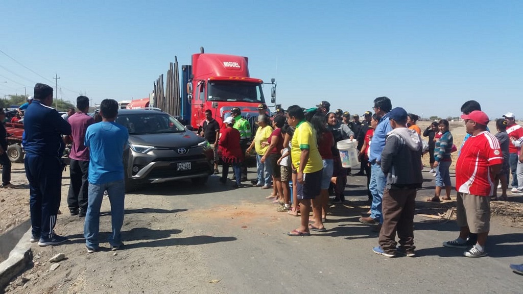 Protestas en Talara por carencia de agua potable