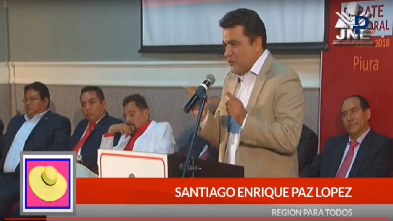Santiago Paz López en debate