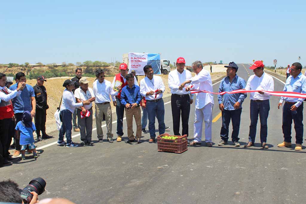 inauguracion carretera alto chira