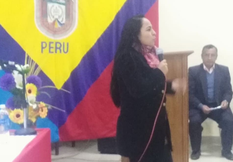 Katty Vegas, expone en certamen en Ayabaca