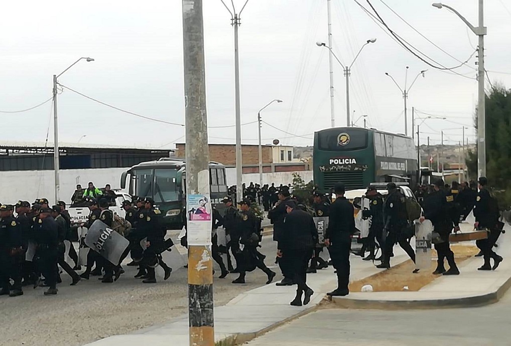 Personal Policial controla orden en distrito El Alto
