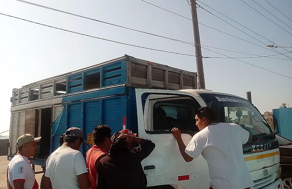 Camion asaltado en la provincia de Talara