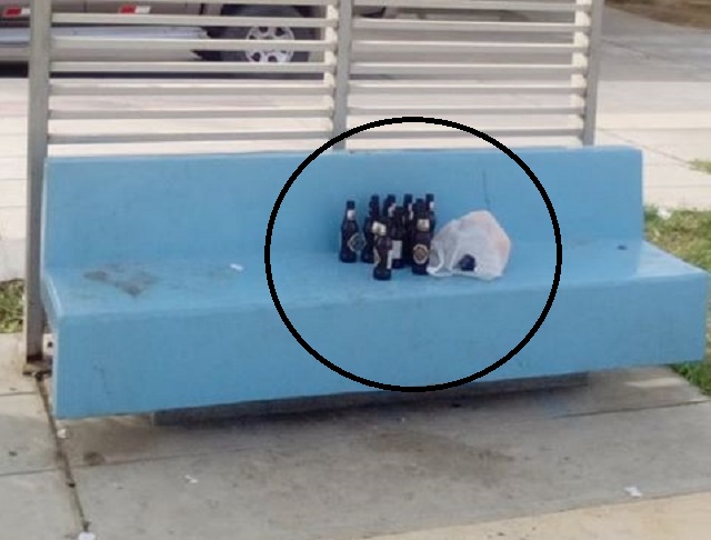 Denuncian consumo de alcohol en la vía pública en La Encantada