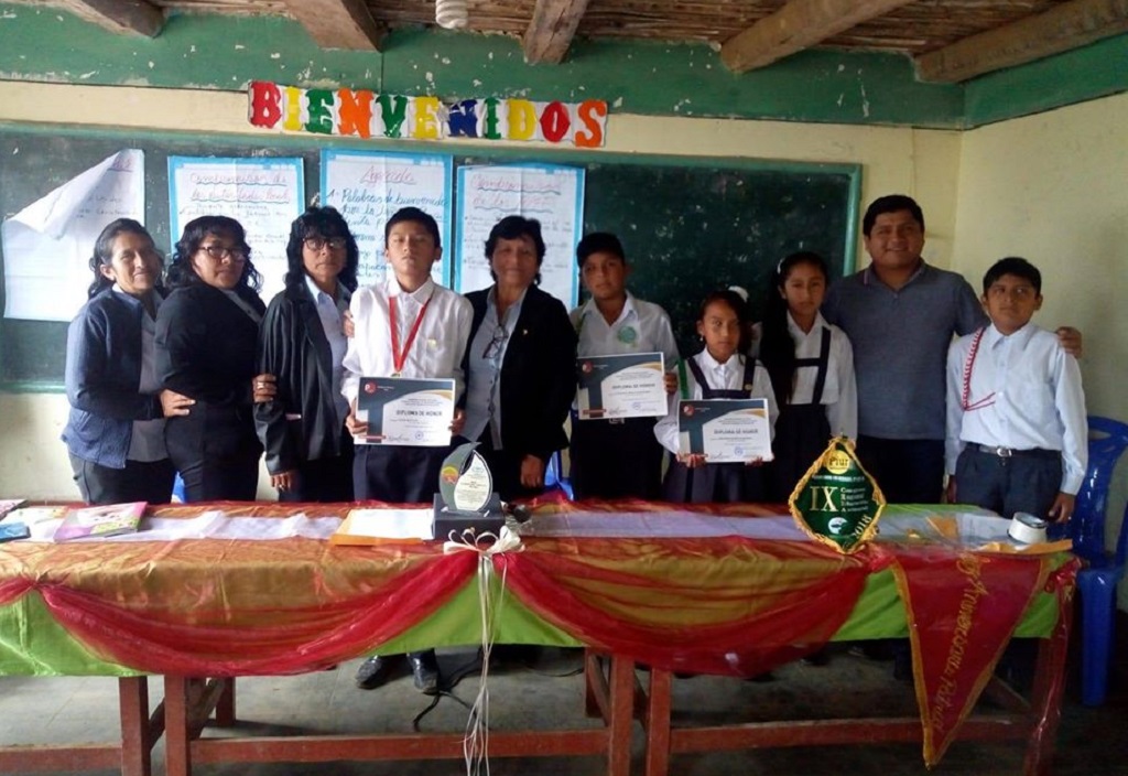 Reconocimiento IE San Cristobal de San Miguel del Faique