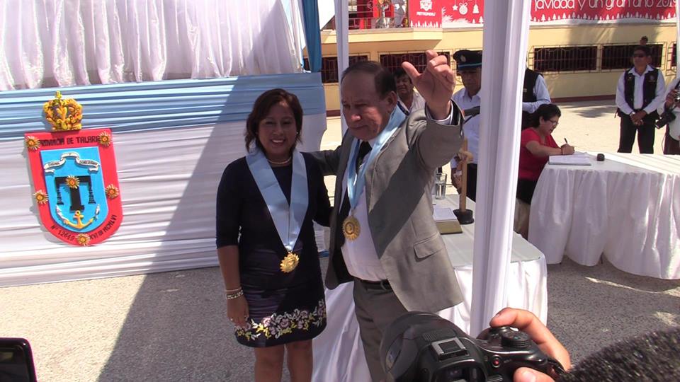 Juramentacion de alcalde de Talara