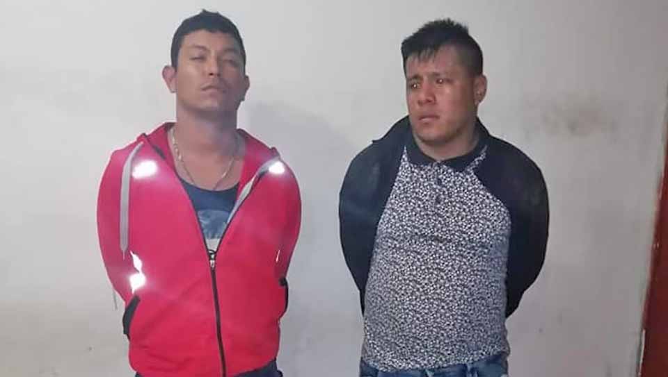Carlos Amorotto Flores y German Francisco Sandoval Mijahuanca