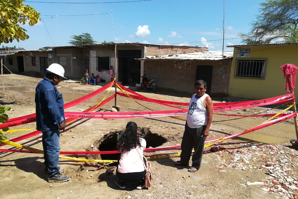 Colector Chulucanas se malogró tras las lluvias ocurridas