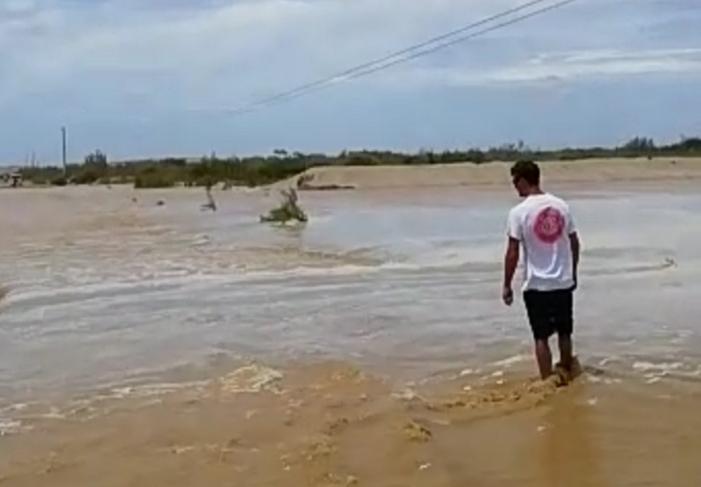 Quebrada Pariñas fue activada perjudicando transitabilidad