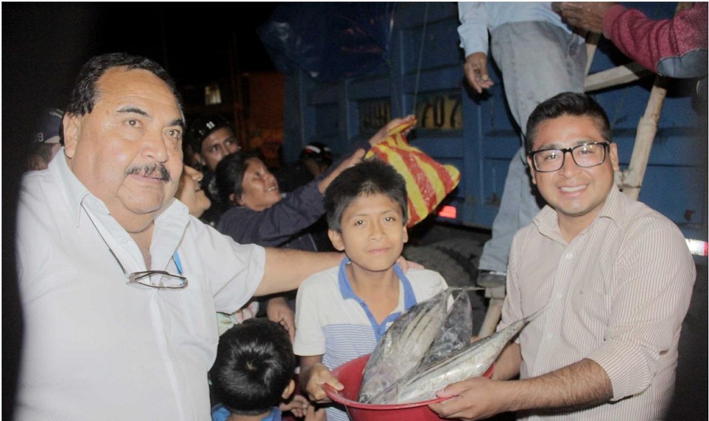 Donacion pescado Catacaos