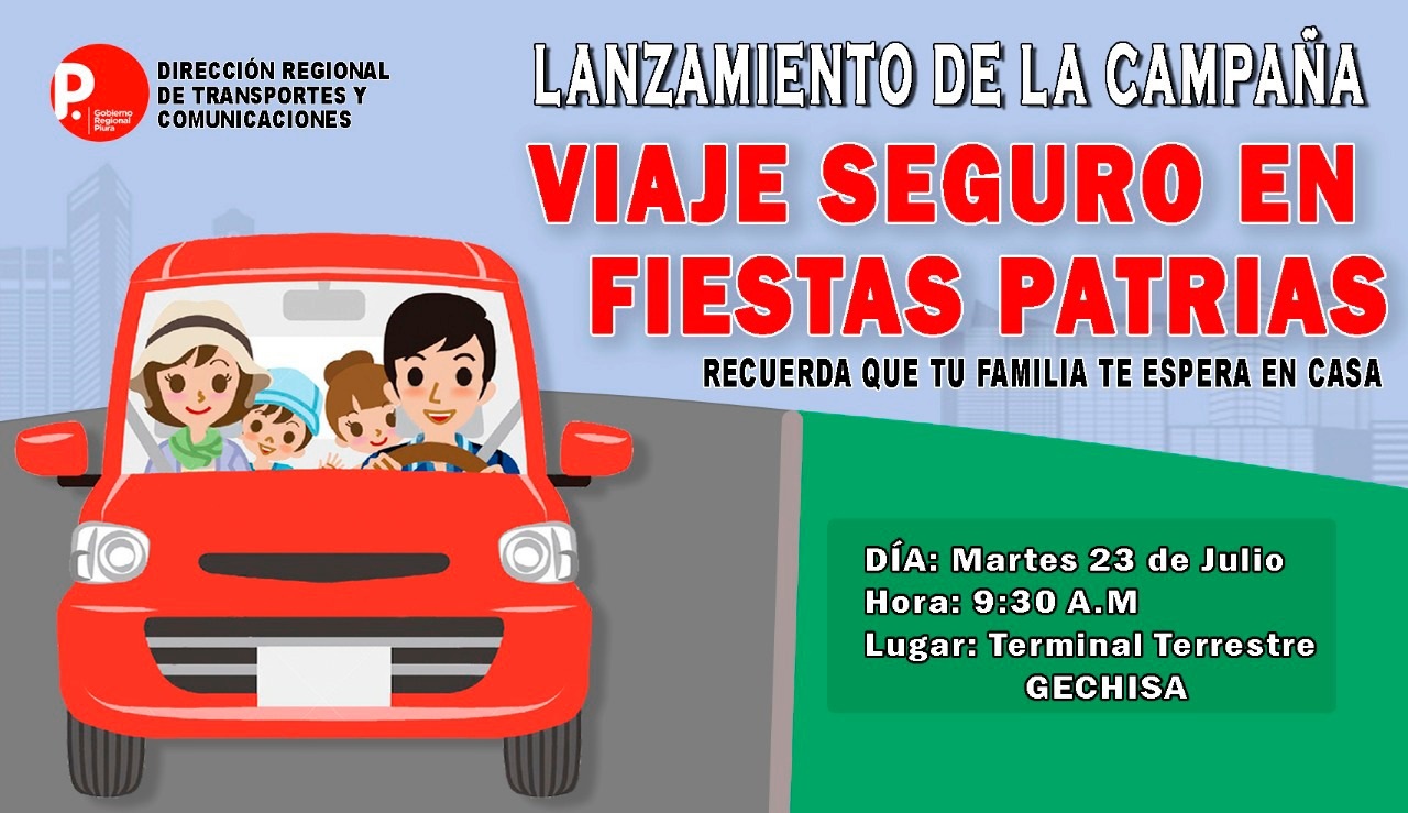 Viaje Seguro en Fiestas Patrias