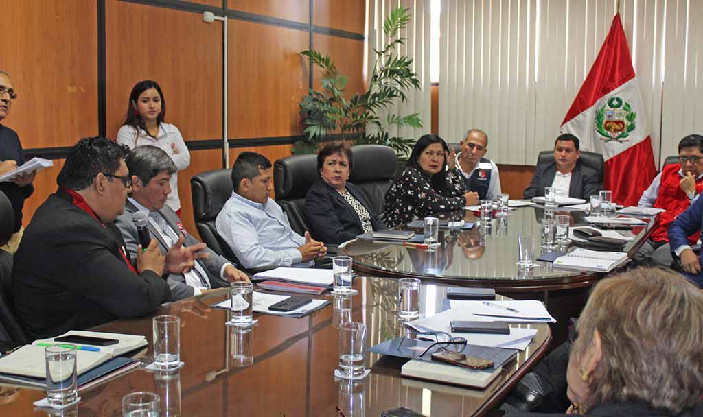 presidente corte sullana en reunion coresec