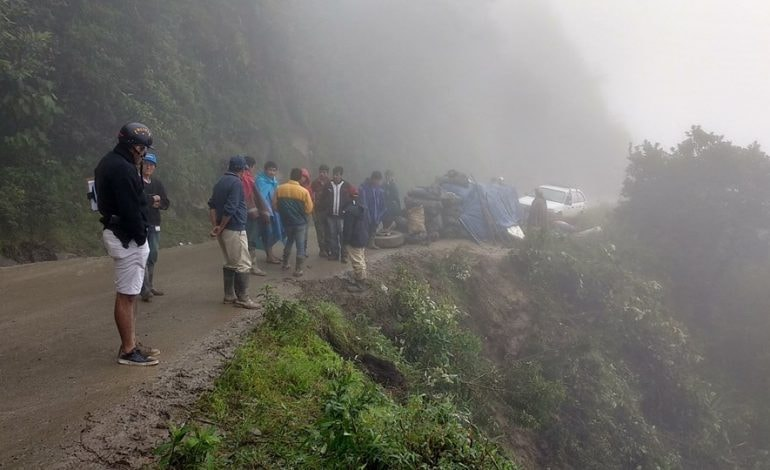 Accidente en carretera Cachaque Huancabamba