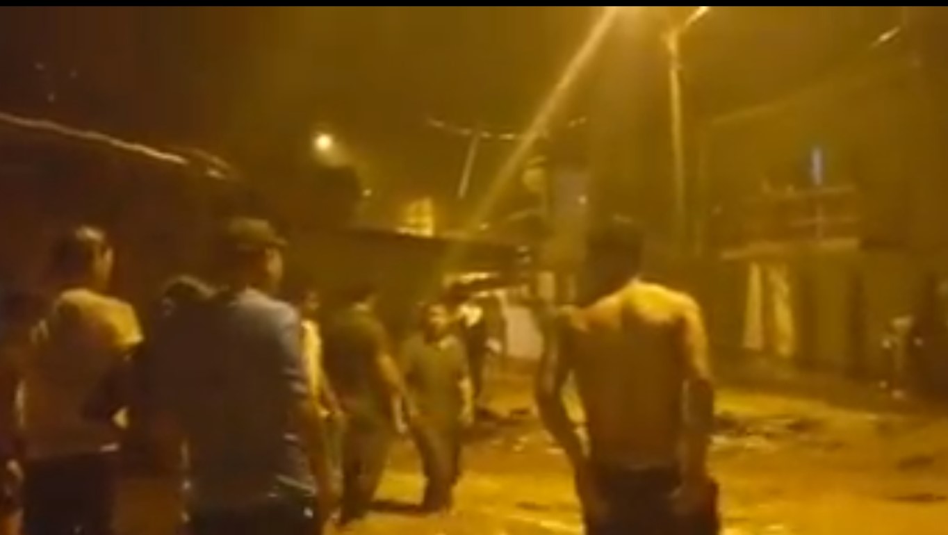 Lluvias en distrito de Montero, activó quebrada | Fotografía captura