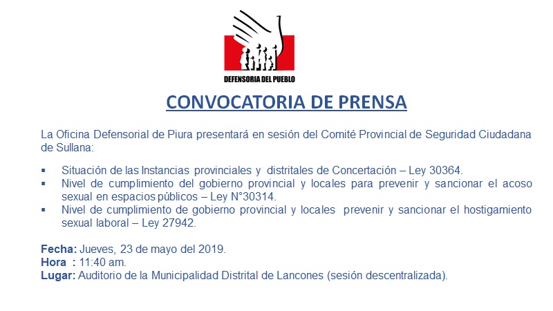 Convocatoria Sullana