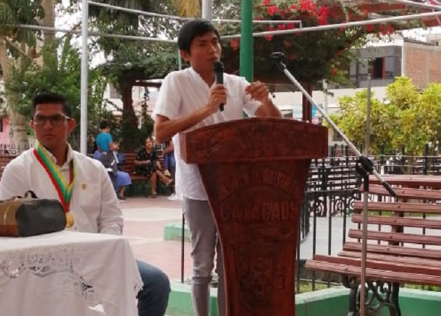 Participantes recibieron bienvenida en Plaza de Armas de Catacaos