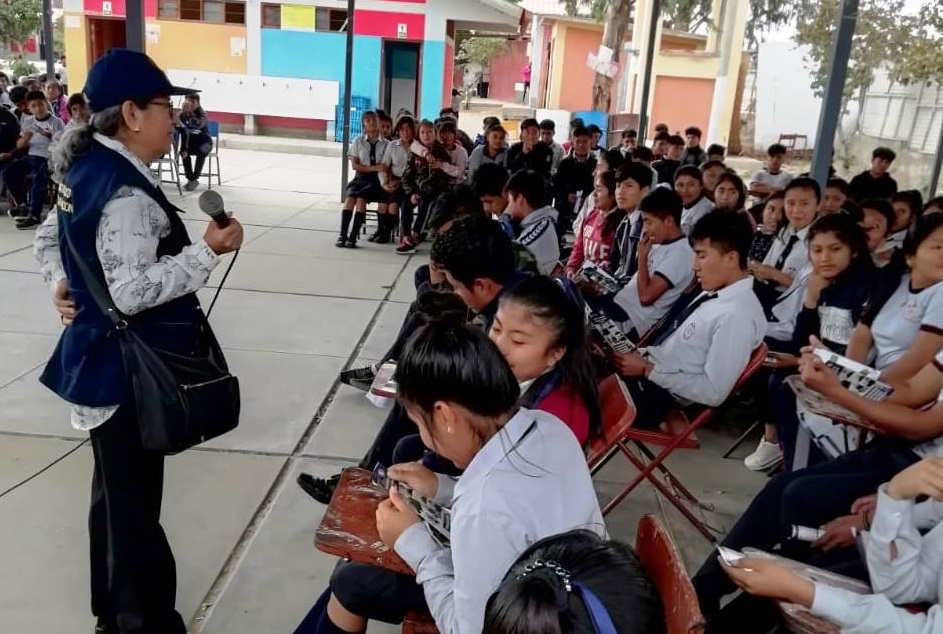 Piura: escolares participan de talleres en prevención de la violencia contra la mujer