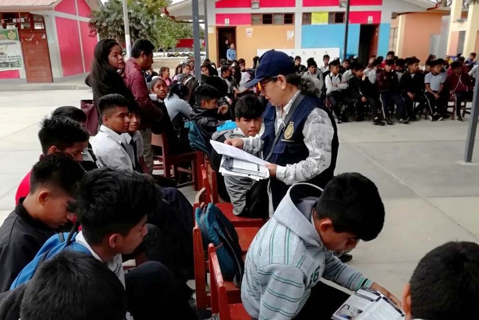 Piura: escolares participan de talleres en prevención de la violencia contra la mujer