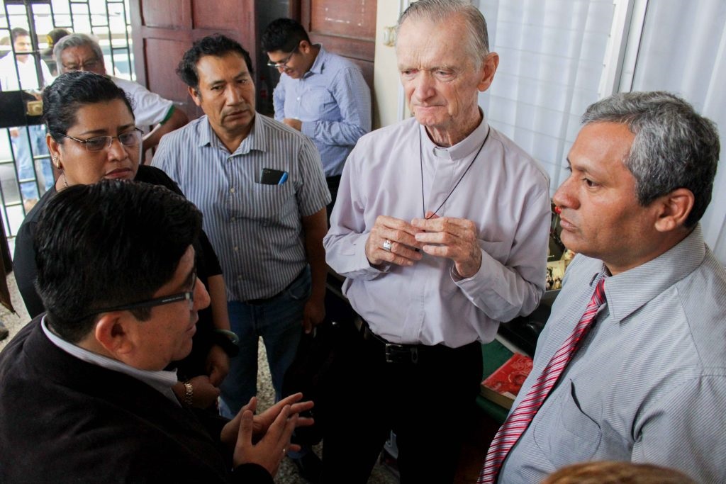 Daniel Turley y dirigentes Sondorillo
