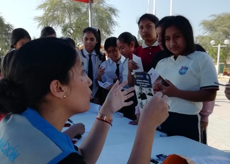 Ministerio Público de Piura participó en Feria informativa para prevenir la violencia contra la mujer
