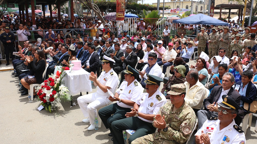 Fieles participan en homenaje a Virgen de Las Mercedes de Paita