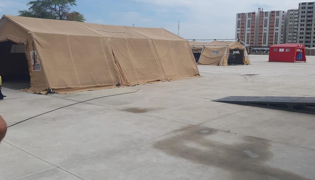 Hospital Santa Rosa zona Covid 19
