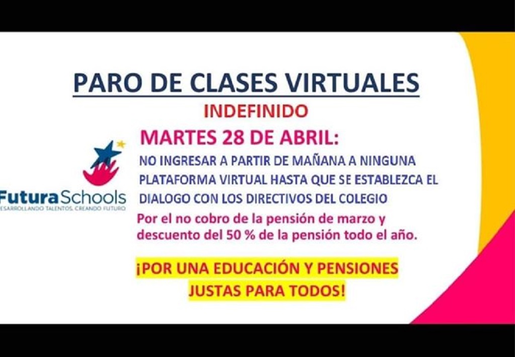 Paro clases virtuales