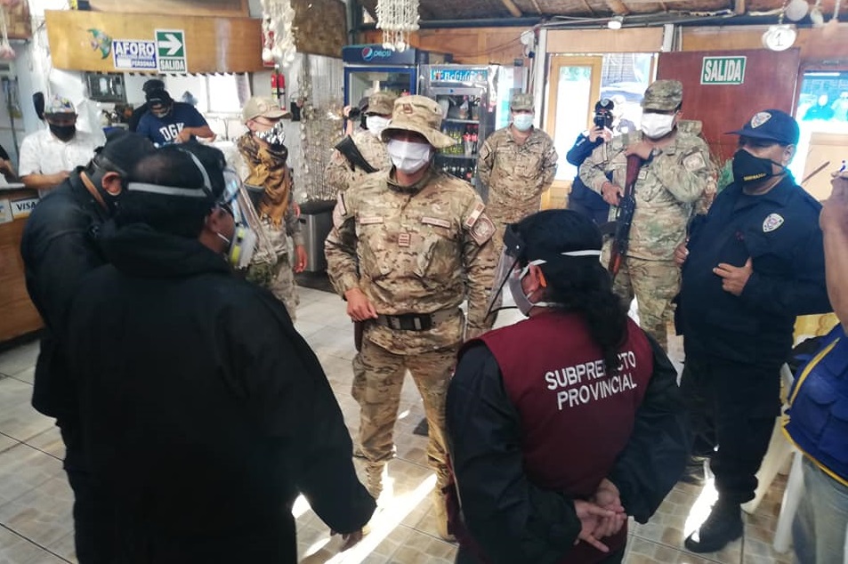 Talara: realizan operativos para verificar protocolos de bioseguridad ante el COVID-19