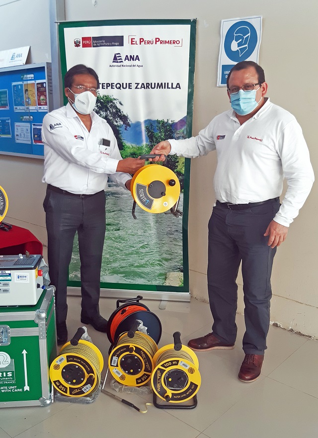 Jefe de ANA entrega modernos equipos de monitoreo e investigación de aguas subterráneas