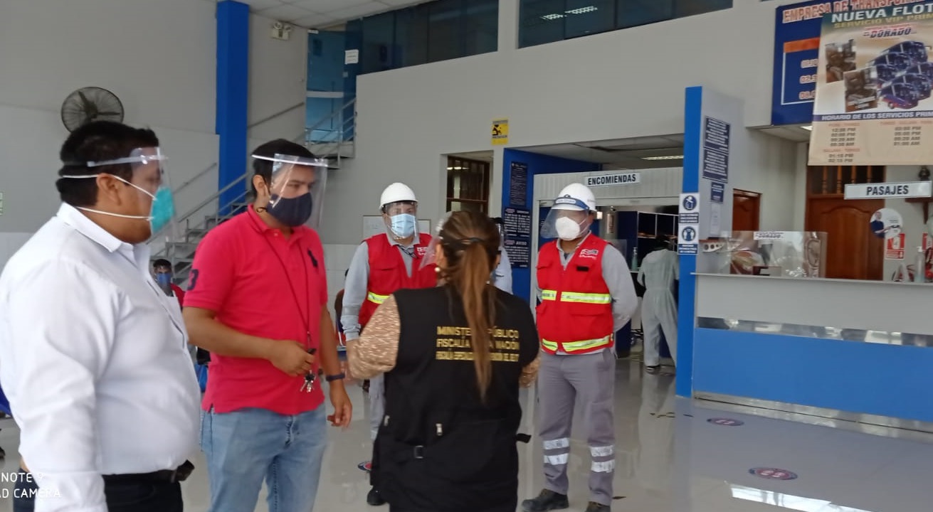Fiscalía realiza operativos en terminales terrestres