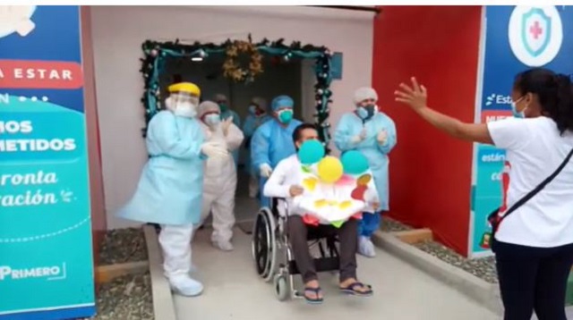 Pacientes recuperados de Covid-19 son dados de alta