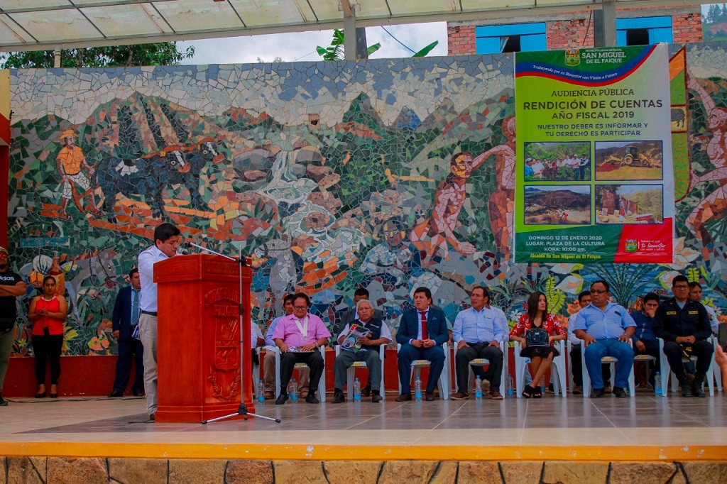 Alcalde de San Miguel del Faique realizó rendición de cuentas
