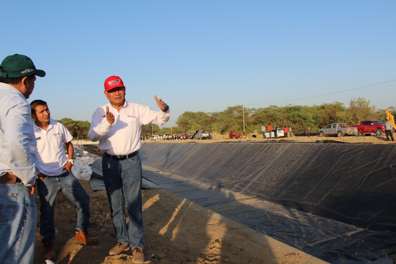 Ministro Montenegro verifica avances en canal Daniel Escobar