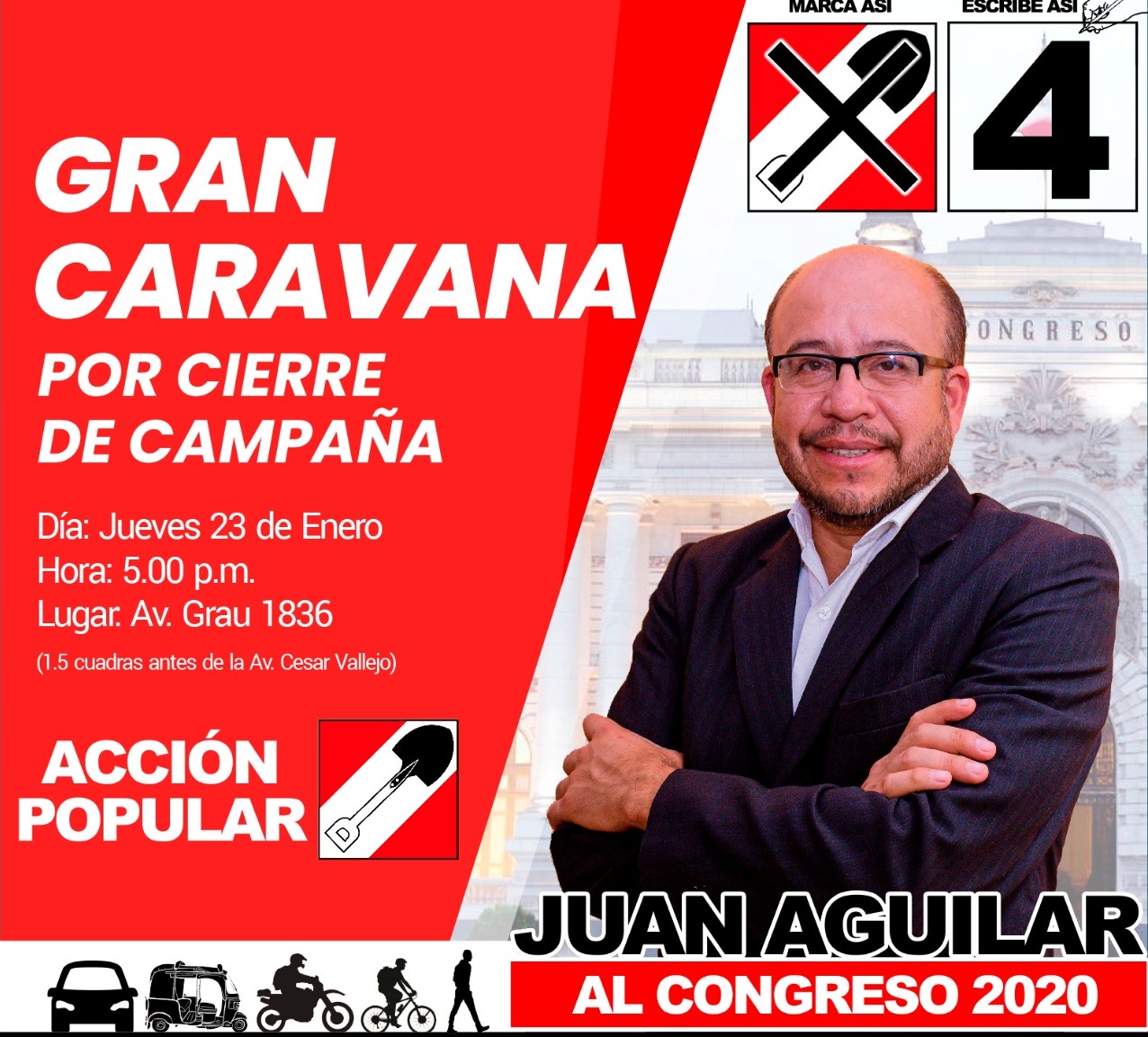 Movilizacion Juan Aguilar