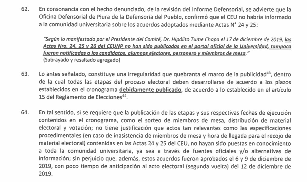 Sunedu y Defensoria