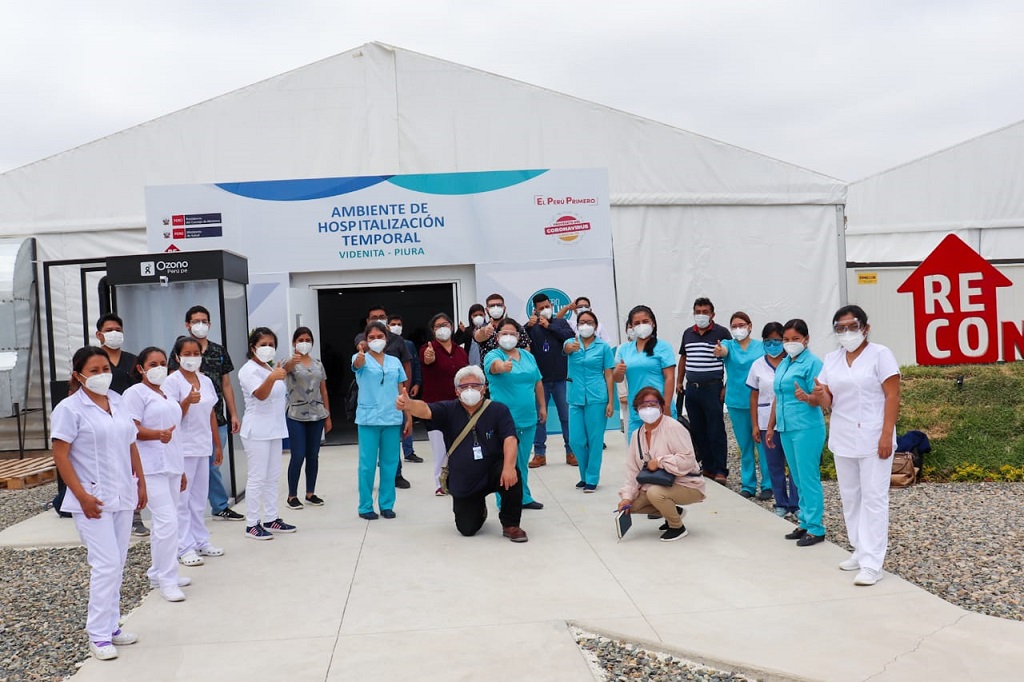 Personal de hospital 'La Videnita' es capacitado en uso de concentradores de oxígeno