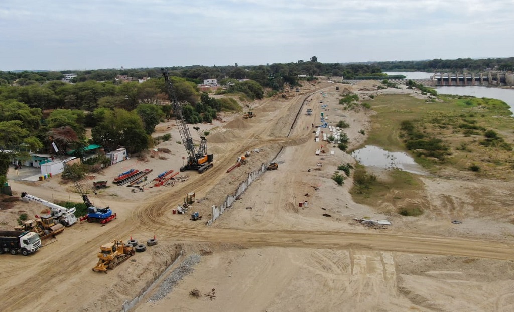 Reiniciaron trabajos en tramo I de la construcción de defensas ribereñas del Río Piura