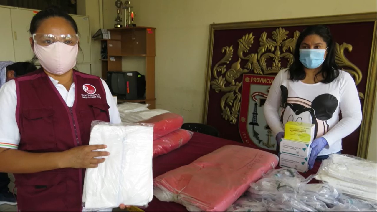 Talara: realizan donación de elementos de bioseguridad y medicamentos para centros de Salud