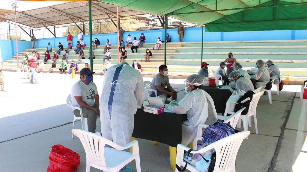 Equipos de Respuesta Rápida del Gobierno Regional realizaron prueba de diagnóstico en Pachitea y Chiclayito