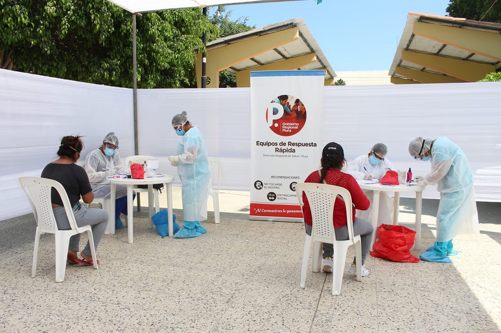 Realizan actividades de prevención del COVID-19 en distritos de La Unión y La Arena