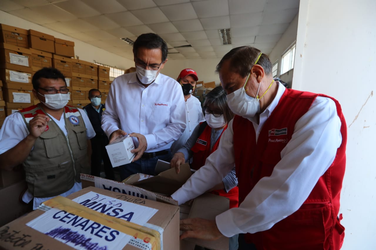 Medicamentos Diresa visita Vizcarra