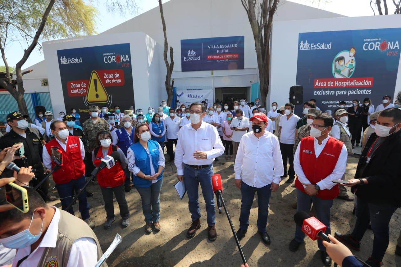 Presidente Vizcarra en Piura