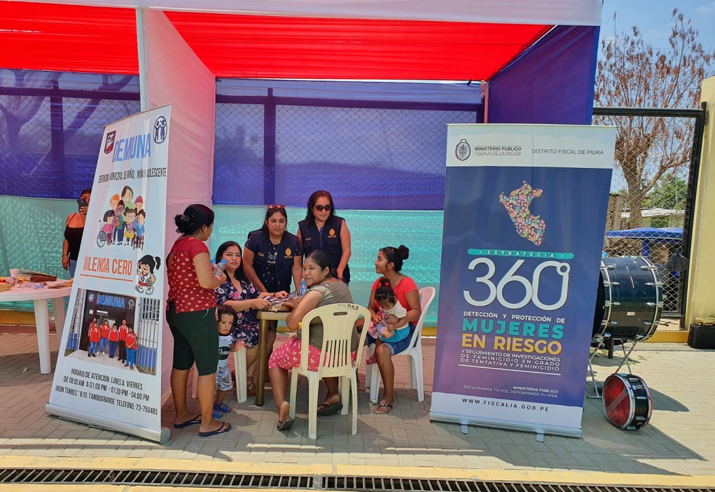 Fiscalía de Tambogrande participa en Mega Feria informativa