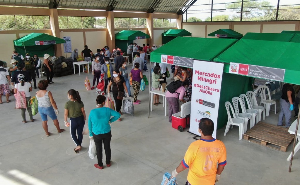 Mercados Minagri realizan actividades en la región Piura