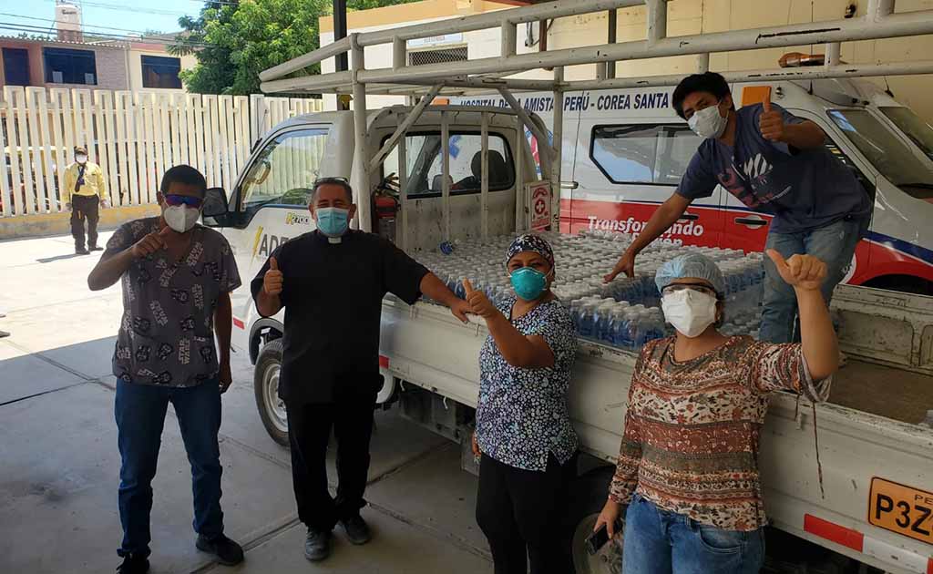 donacion agua hospital santa rosa